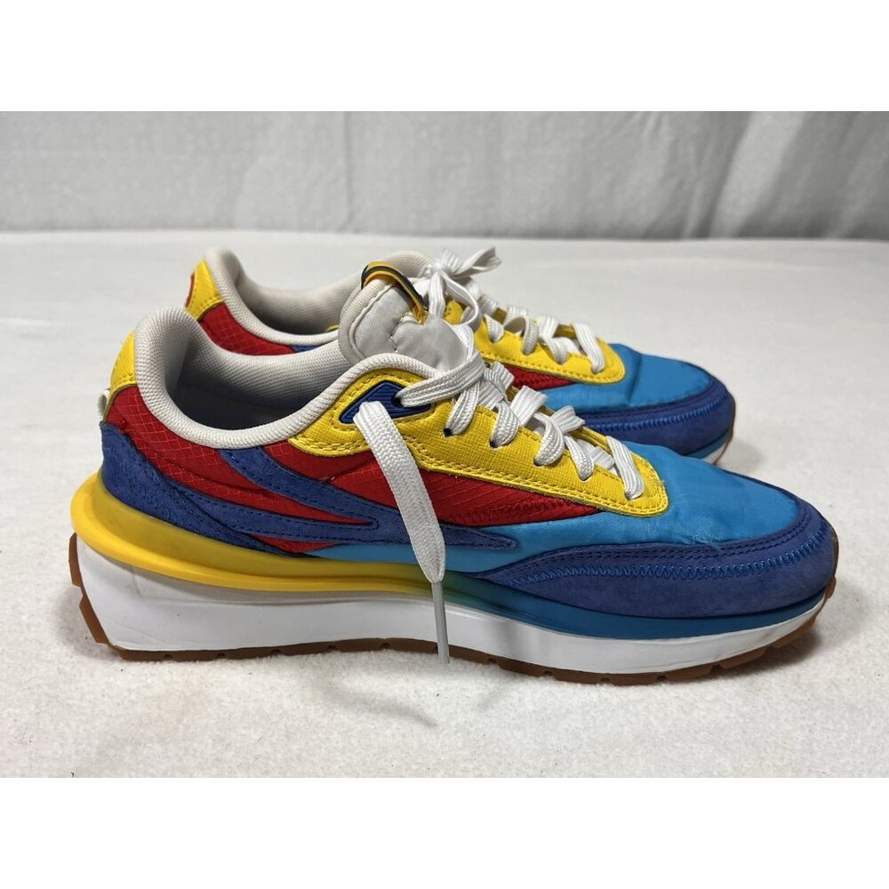 Fila Women’s Retro Runner Sneakers Multicolor 6.5 Blue Red Yellow - Picture 6 of 11